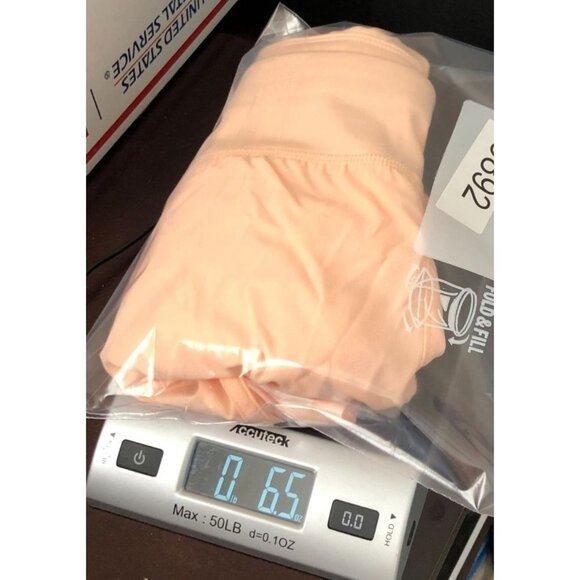 All In Motion Athletic Shorts Women Size XL Peach Running Vegan - Picture 9 of 9